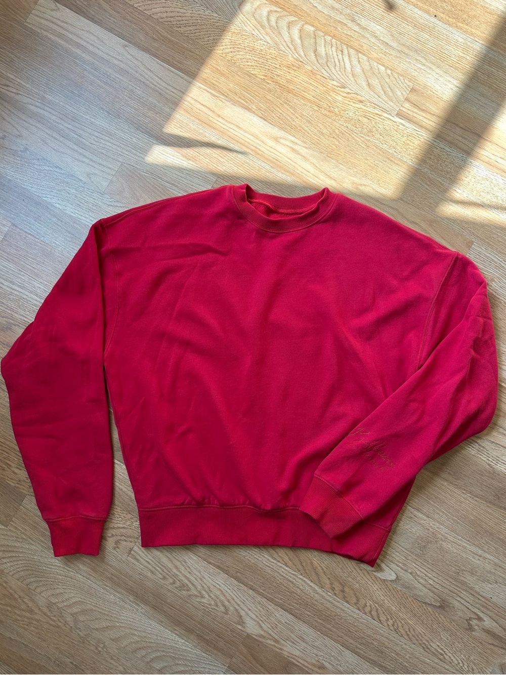 Buffbunny Collection Red Crewneck Sweater Size S